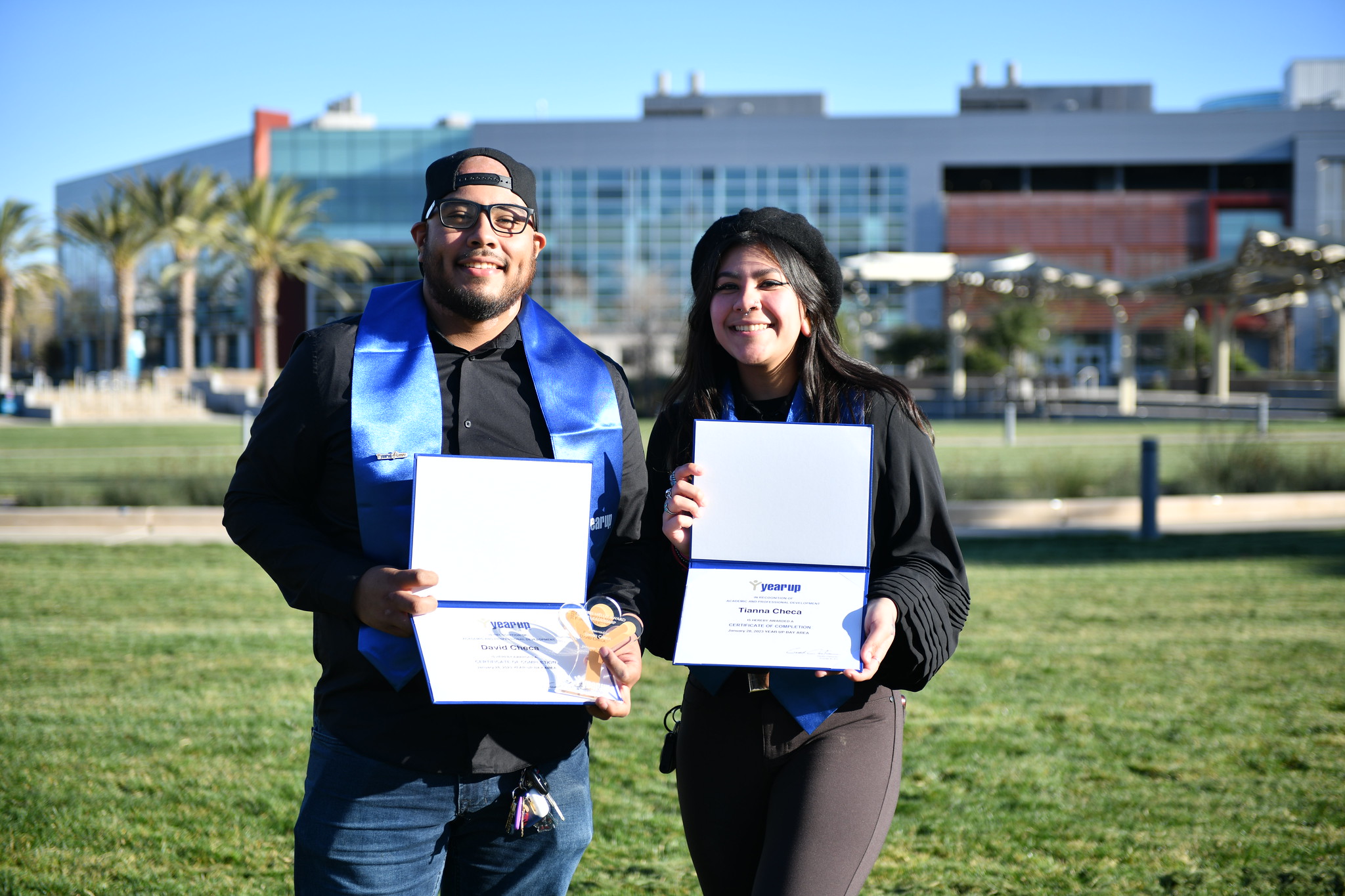 Two students at Mission College