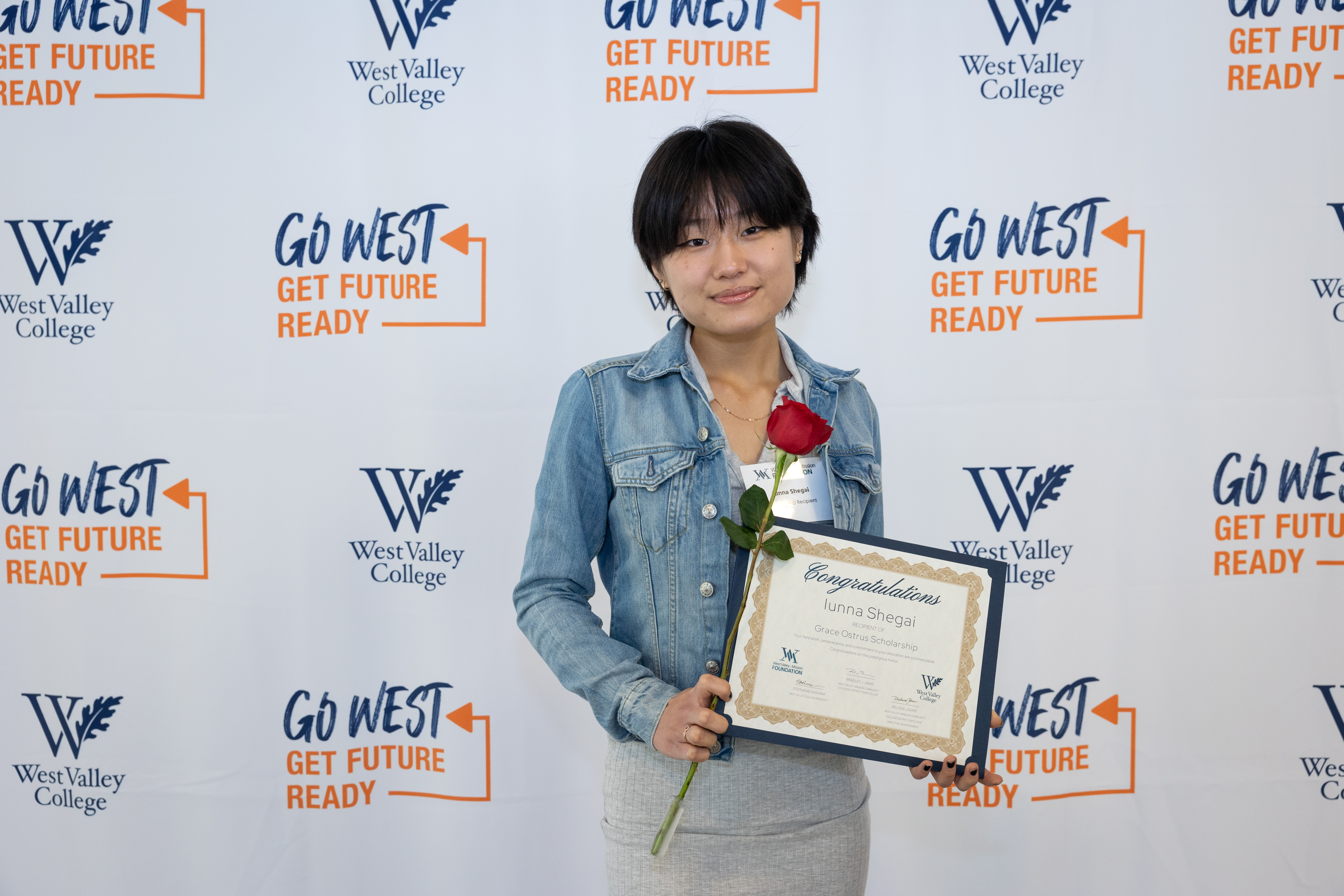 Iunna Shegai WVC scholarship recipient