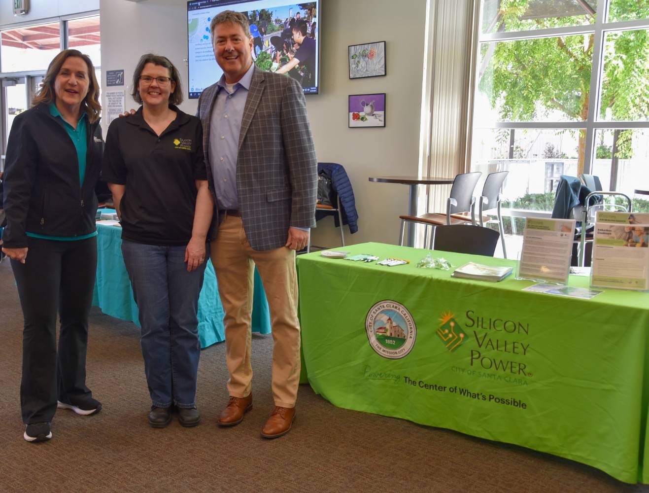 silicon valley power table at mission college eco fair